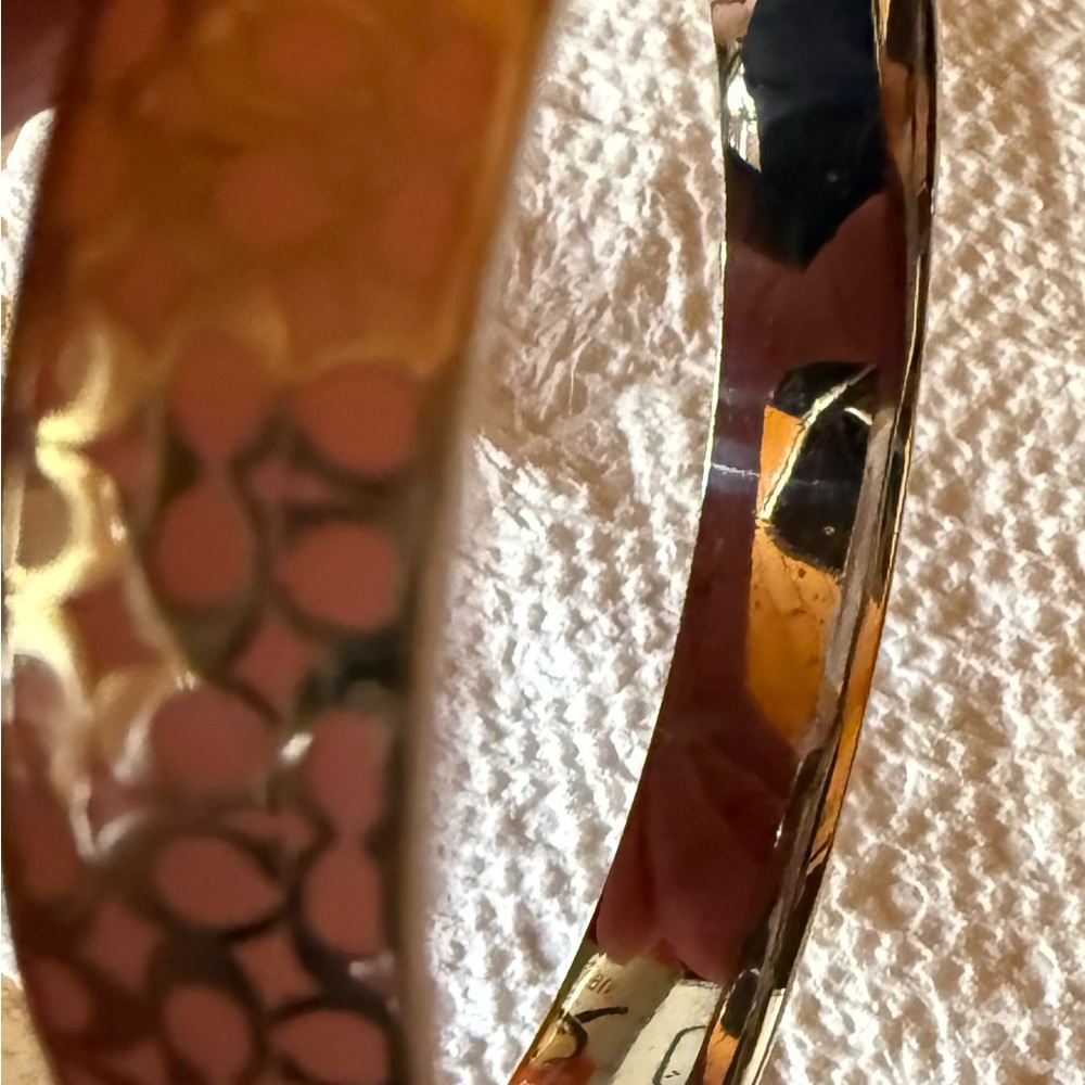 COACH Signature Enamel Bangle - Picture 4 of 4